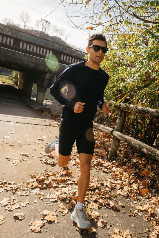 Men’s Ribbed Half Tights