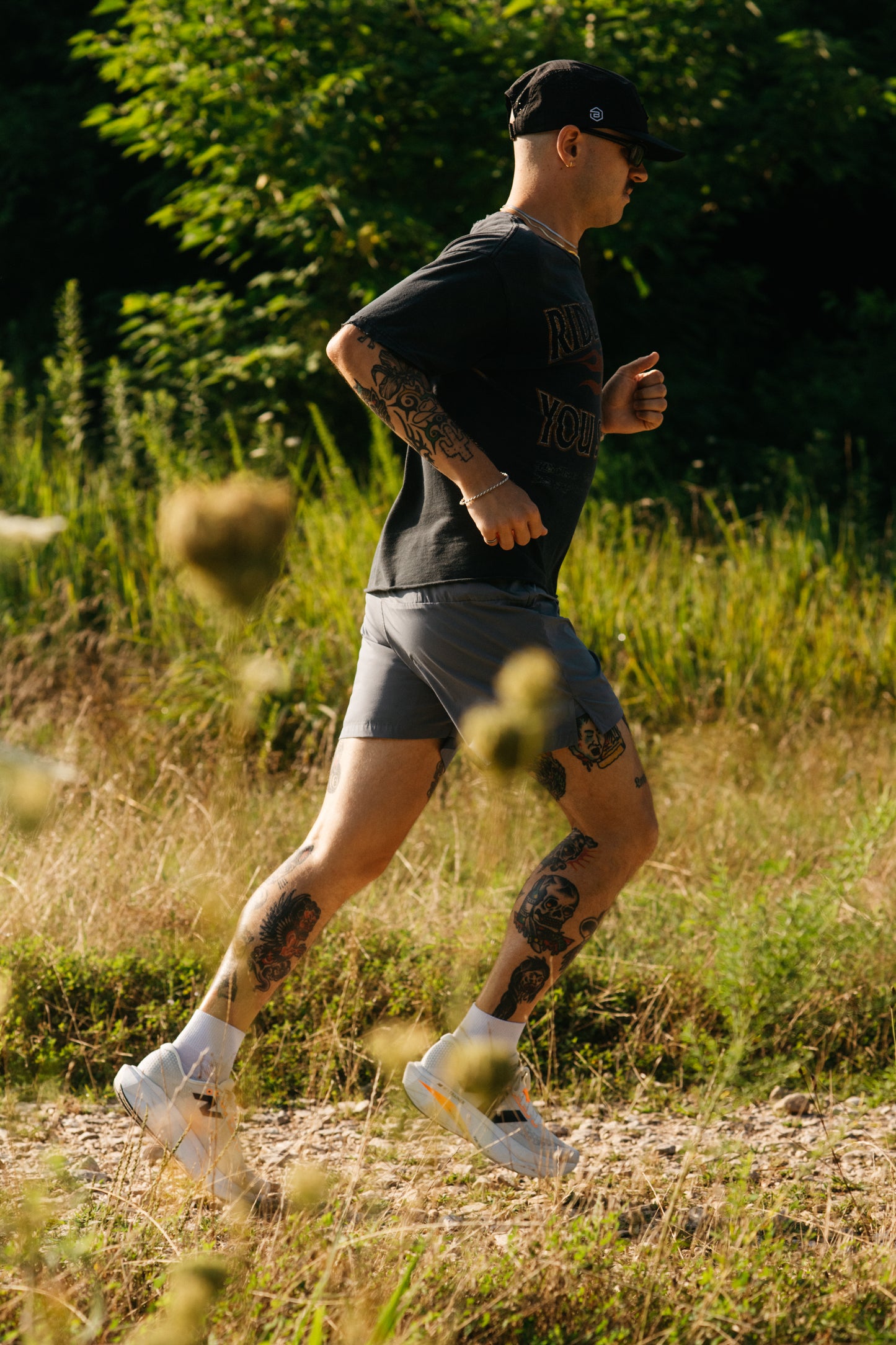 PRE ORDER White/Orange Signature 5-Panel Hat