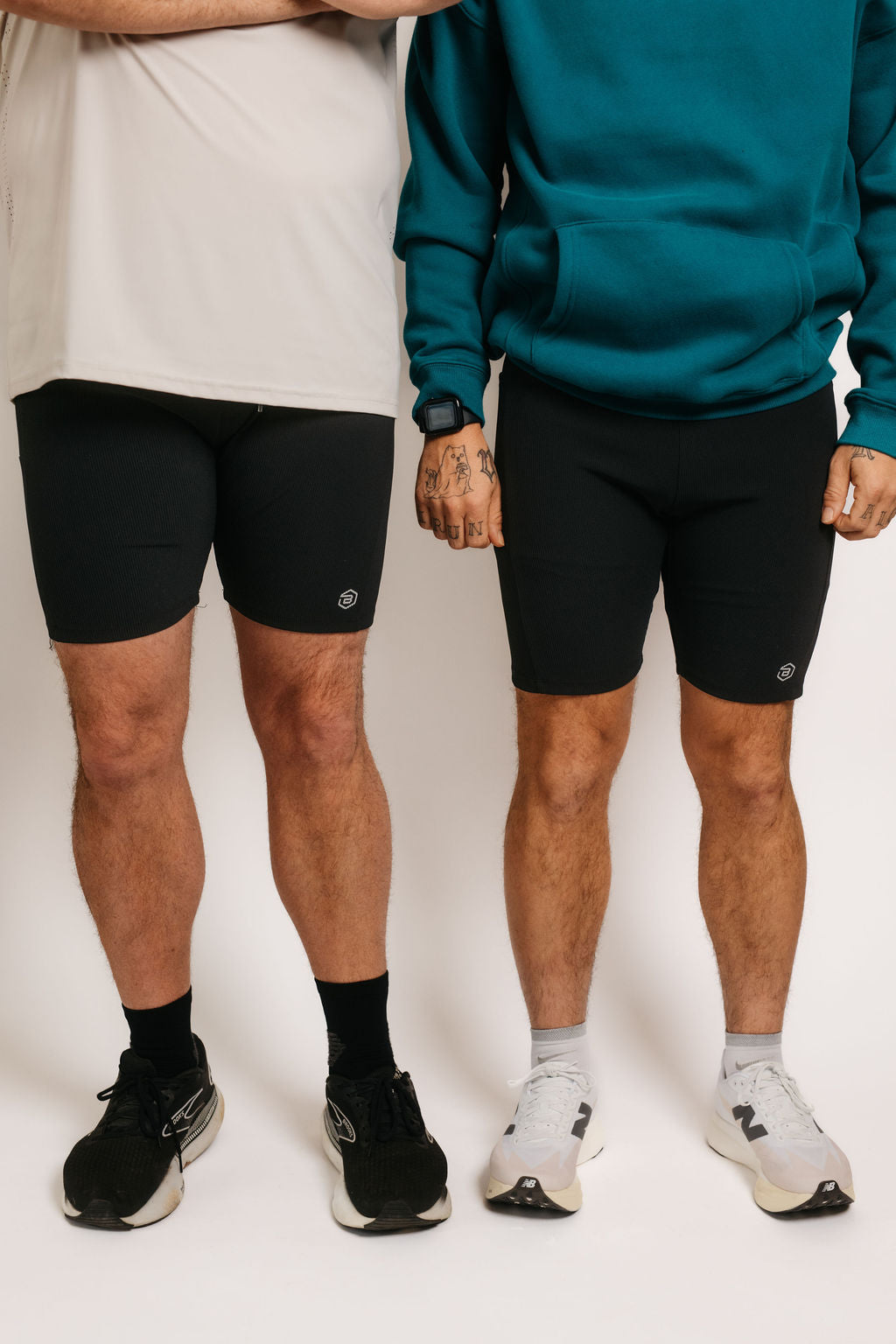 Men’s Ribbed Half Tights
