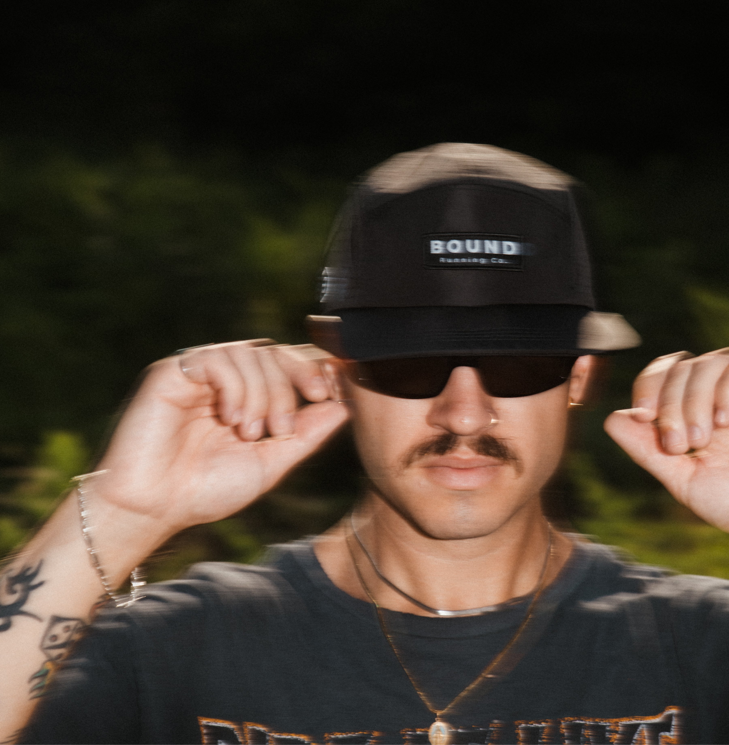 PRE ORDER White/Orange Signature 5-Panel Hat