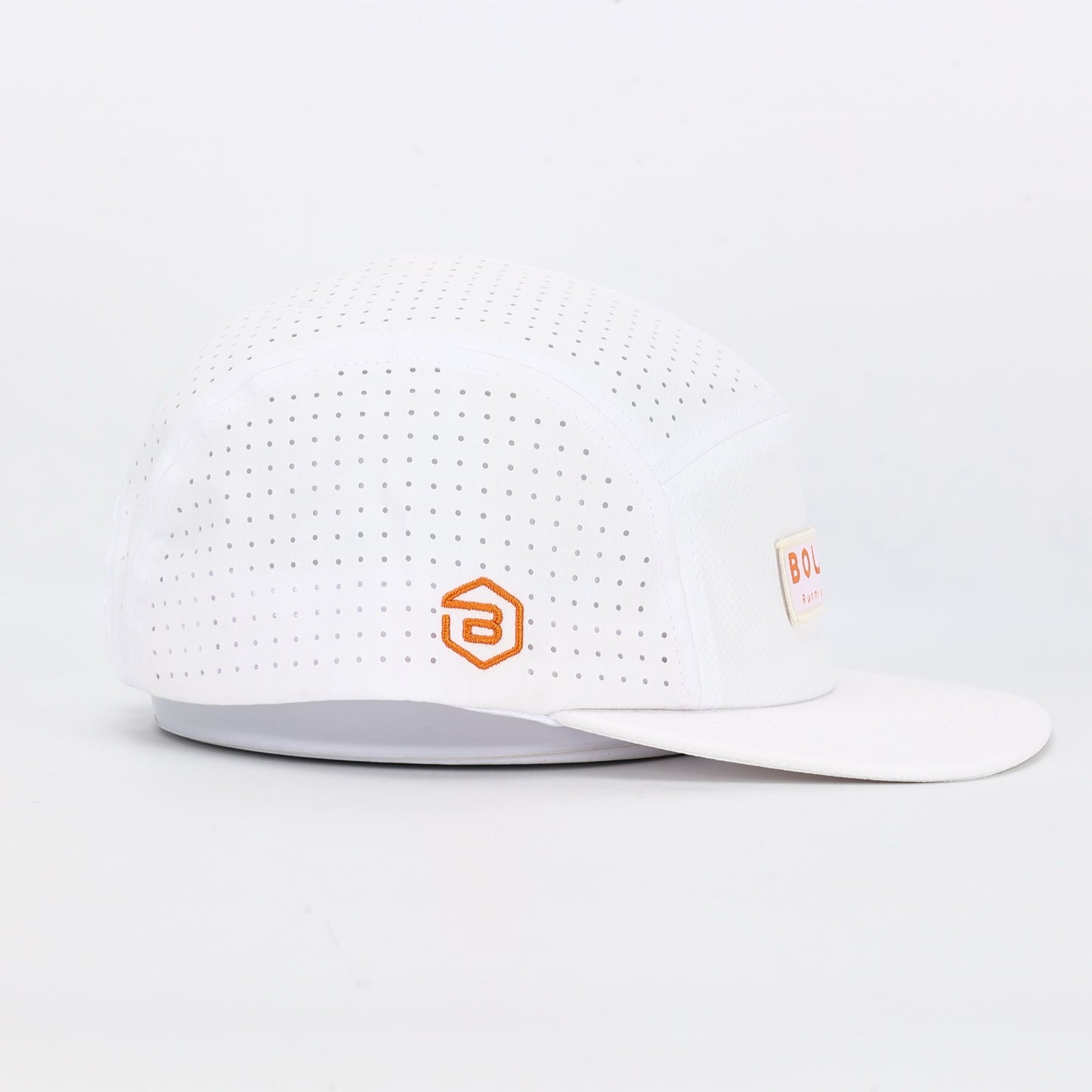 PRE ORDER White/Orange Signature 5-Panel Hat