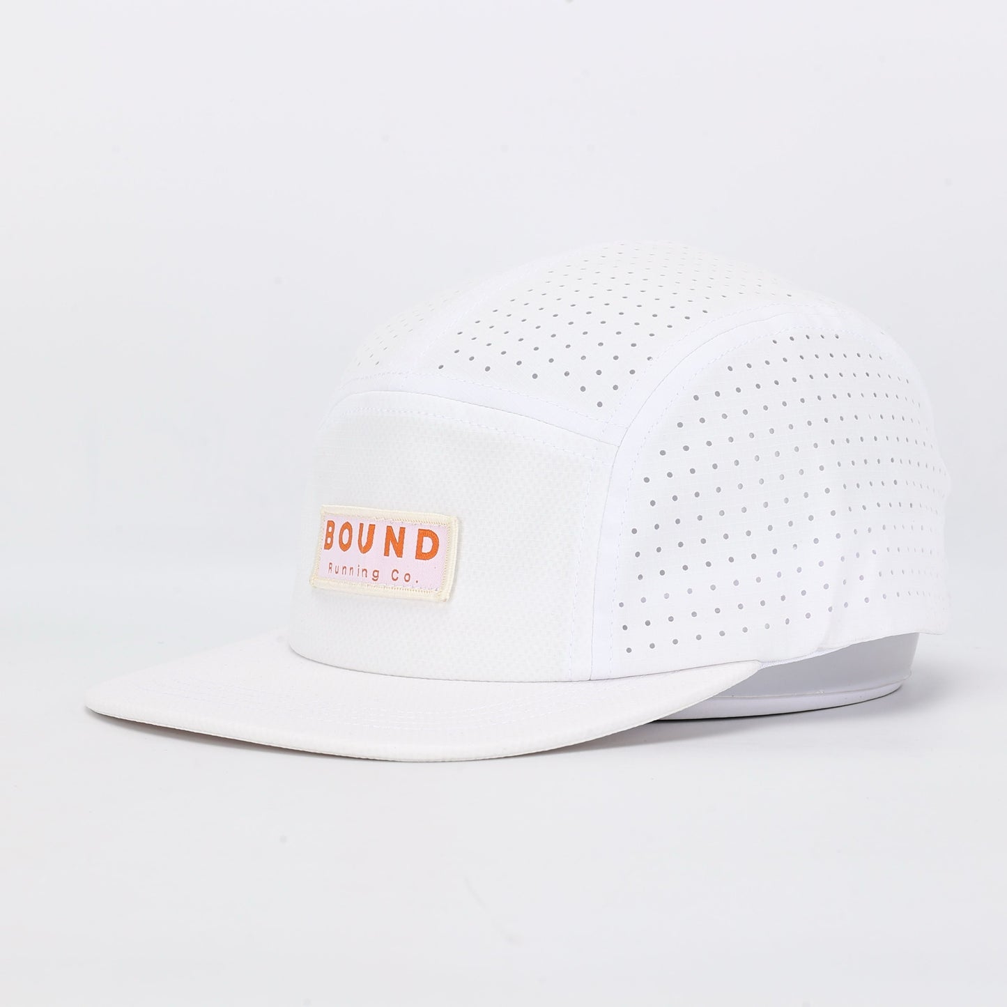 PRE ORDER White/Orange Signature 5-Panel Hat