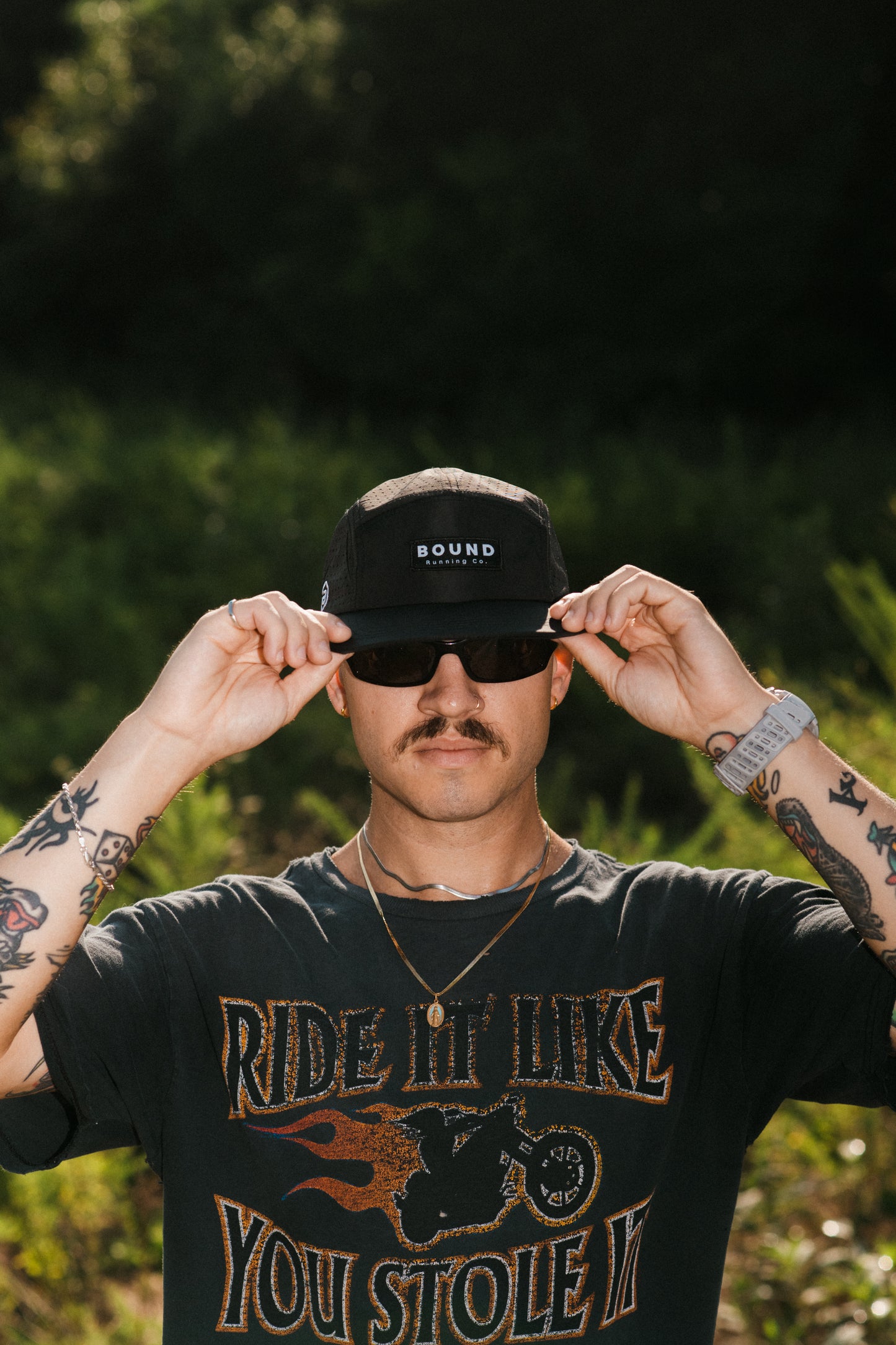 PRE ORDER White/Orange Signature 5-Panel Hat