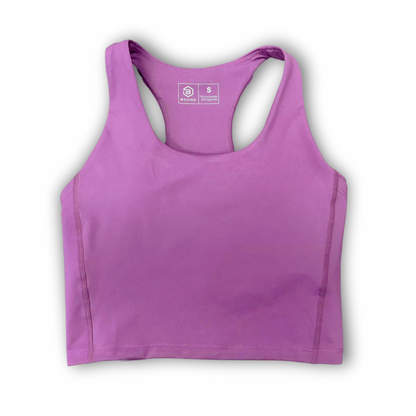 The Tempo Crop - Best Running Sports Bra with Phone Pocket