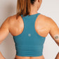The Tempo Crop - Best Running Sports Bra with Phone Pocket