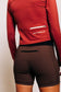 Back view of the Women's Ribbed 5" Tight with zippered back pocket