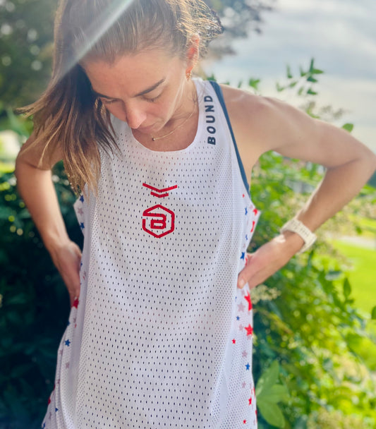 White Custom Unisex Singlet