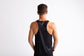 Men's PR Singlet back view showing racerback cut
