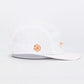 PRE ORDER White/Orange Signature 5-Panel Hat