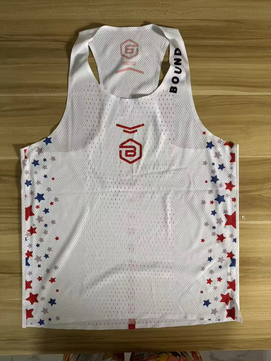 White Custom Unisex Singlet