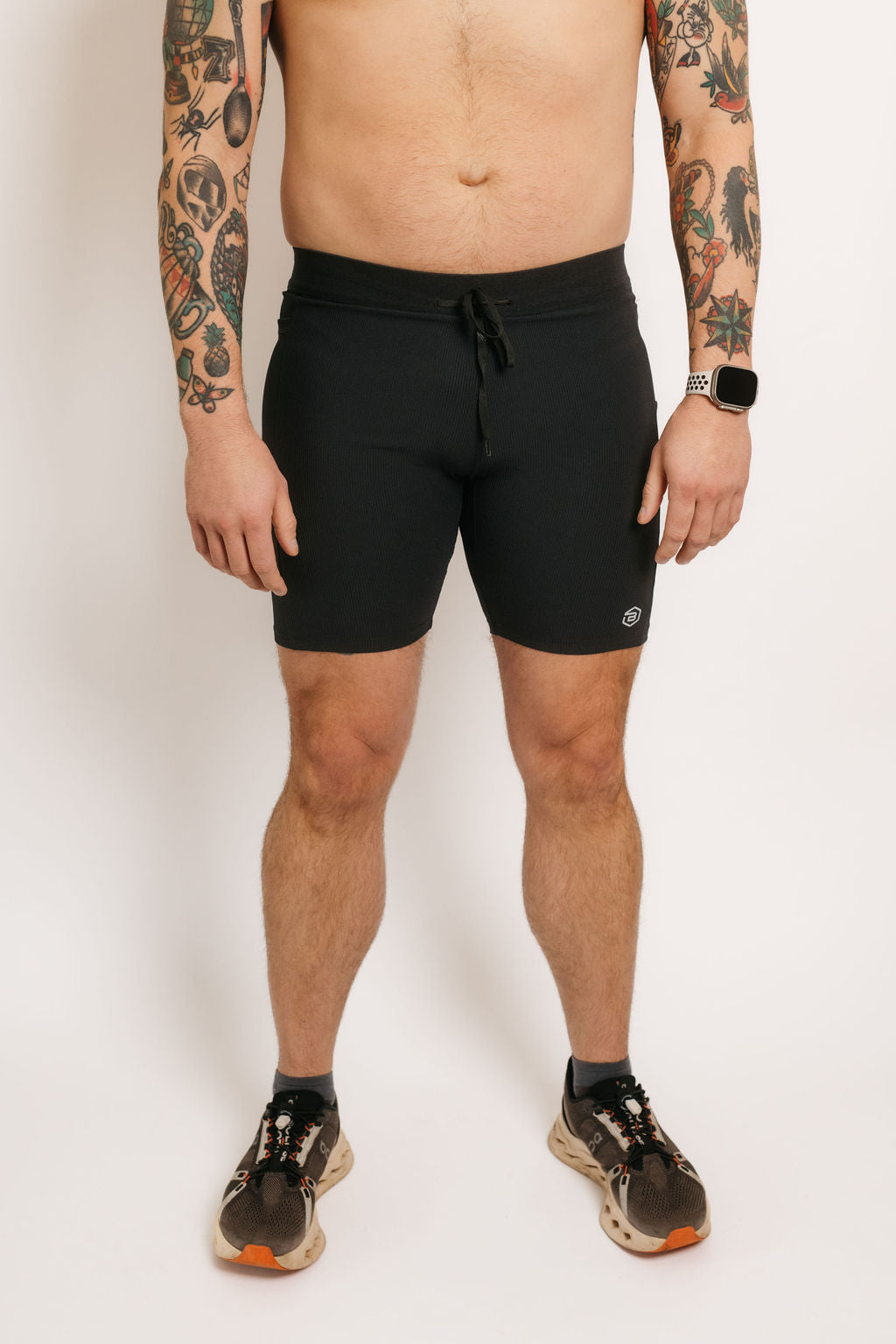 Men’s Ribbed Half Tights