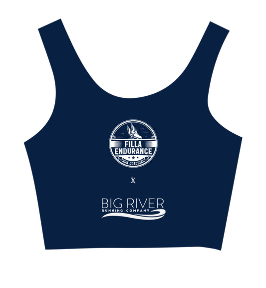 Filla Endurance “The Tempo Crop” - Best Running Sports Bra with Phone Pocket