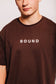 Close-up of The Off-Day Tee on a man, showing the crew neck and heavyweight cotton
